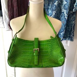 Vintage BCBG Paris Patent Faux Croc 🐊 Bag